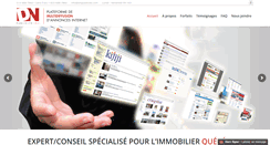 Desktop Screenshot of dnpublicite.com